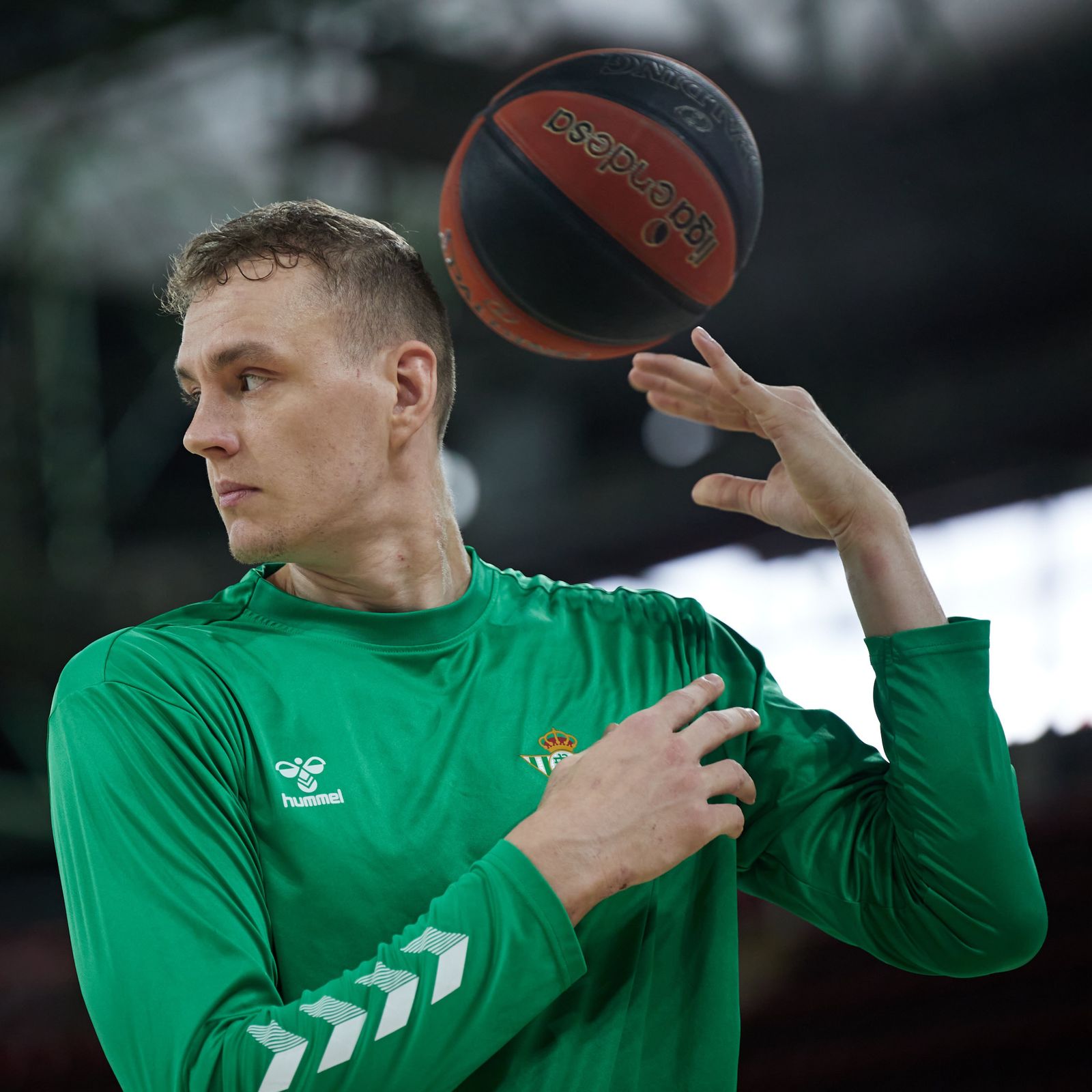 Pasecniks, en unentrenamiento.