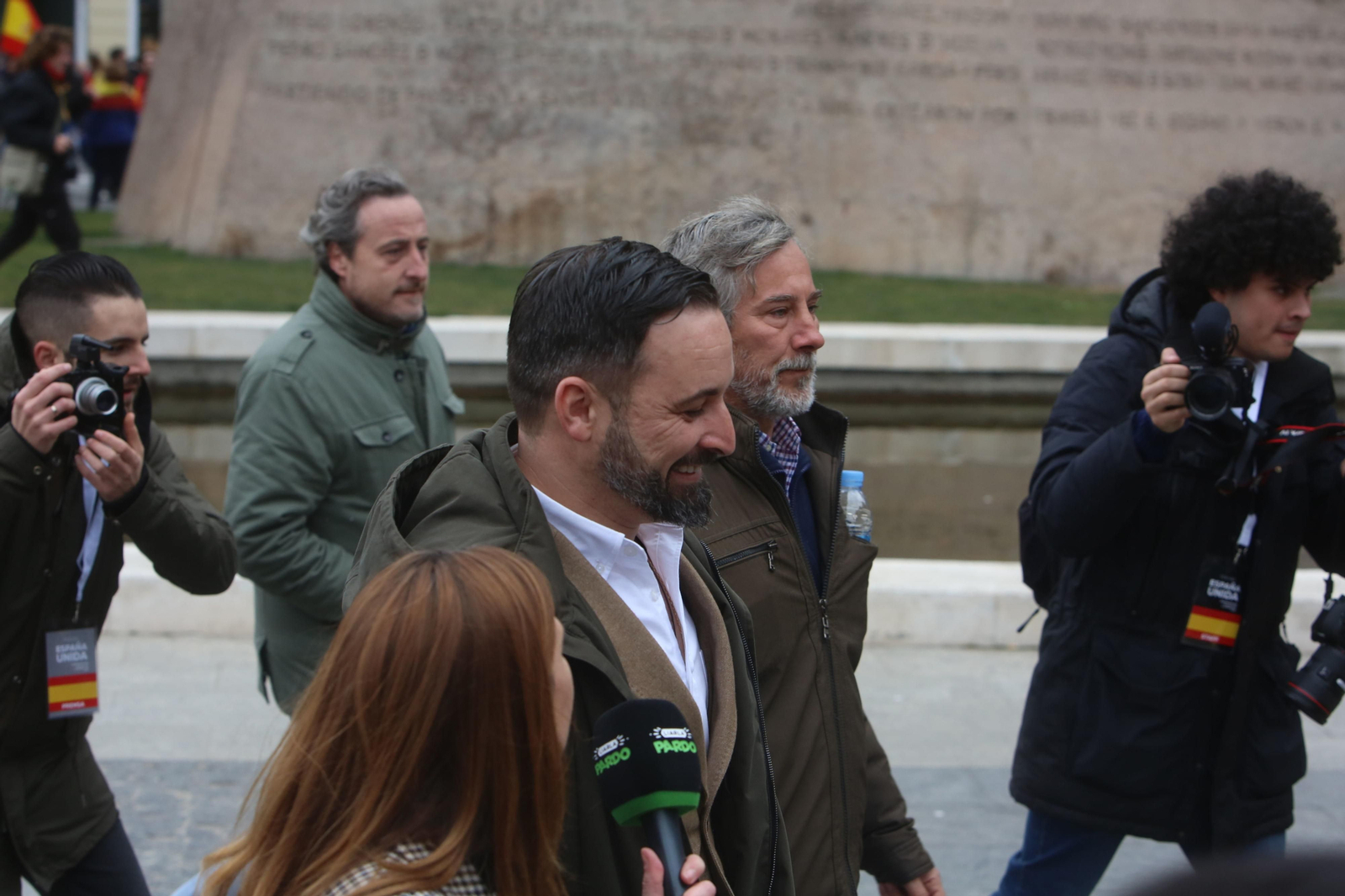 Las imágenes de la manifestación en Madrid de PP, Cs y Vox en contra del Gobierno