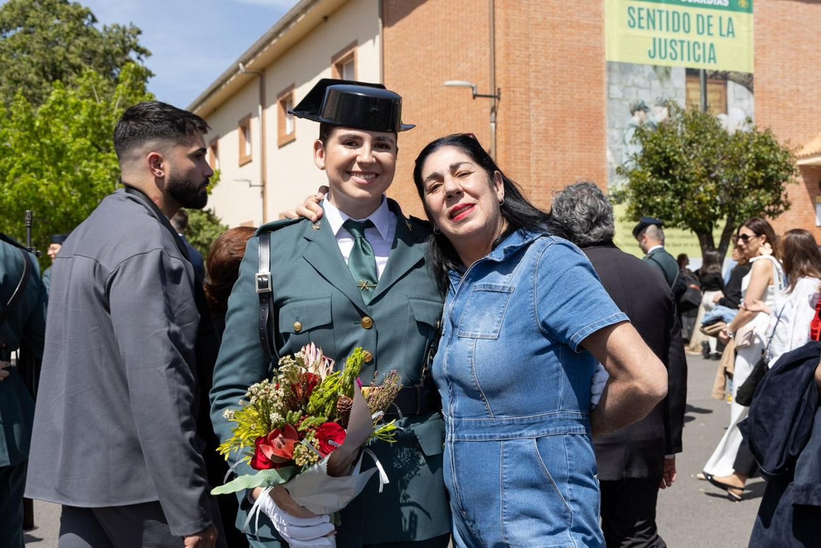 Jura de bandera de la 130ª promoción de guardias civiles de la Academia de Baeza