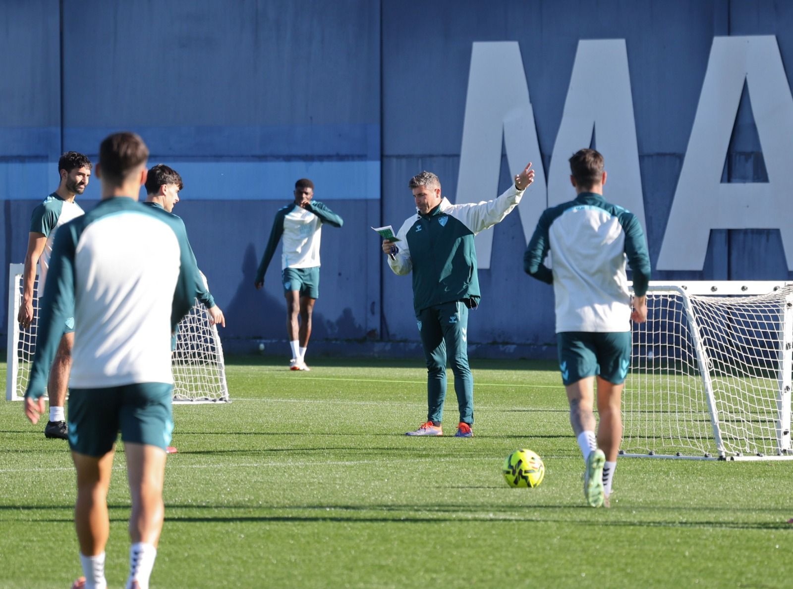 Entrenamiento Málaga CF: Carlos Puga y Haitam, bajas inesperadas