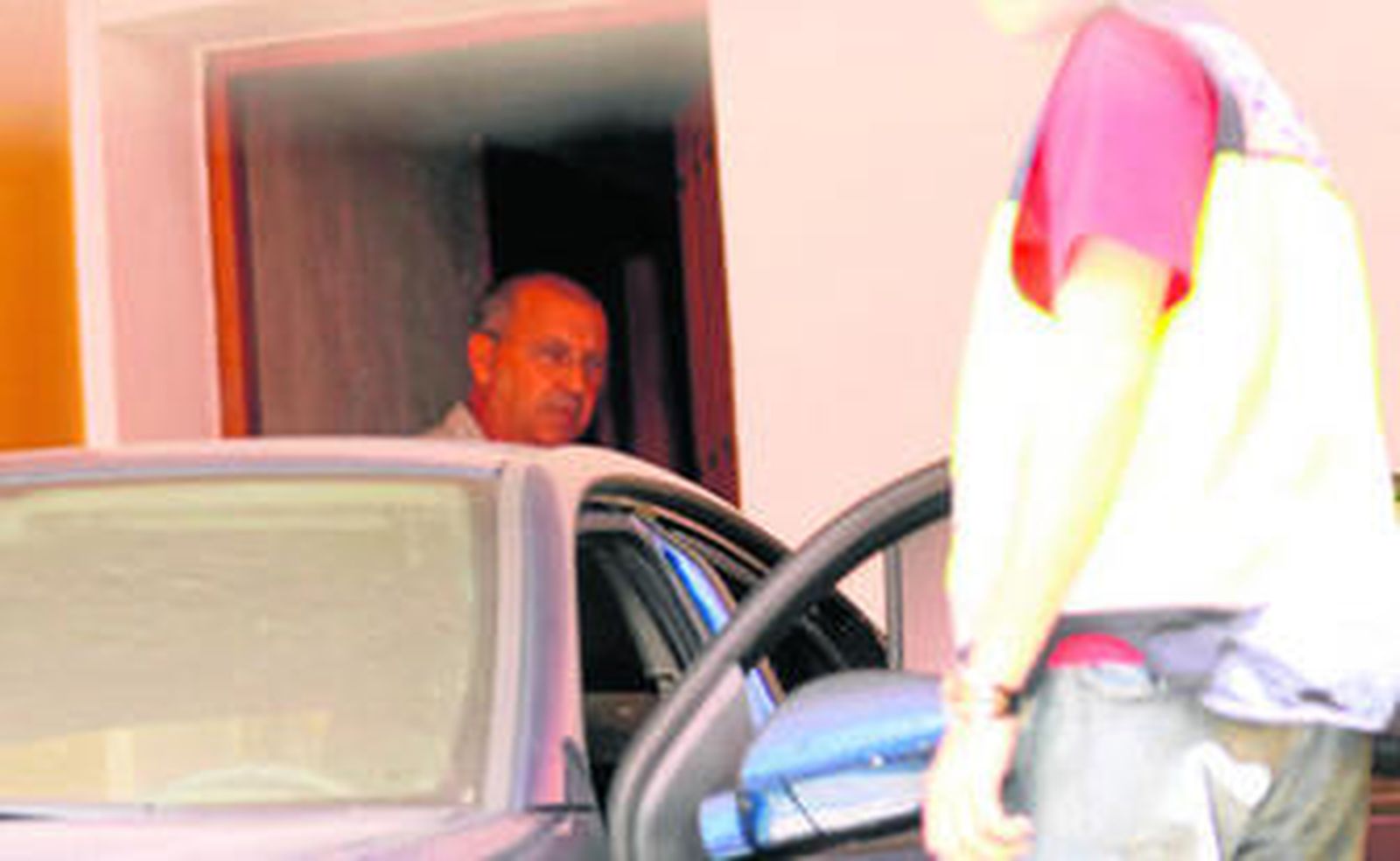 El exalcalde de Casares el 14 de mayo de 2012, cuando fue detenido.