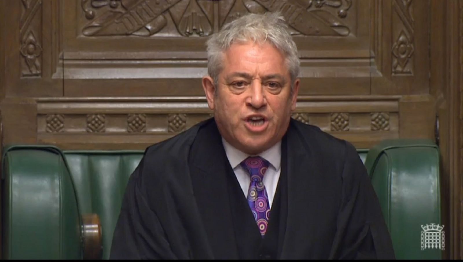John Bercow, 'speaker' del Parlamento británico.