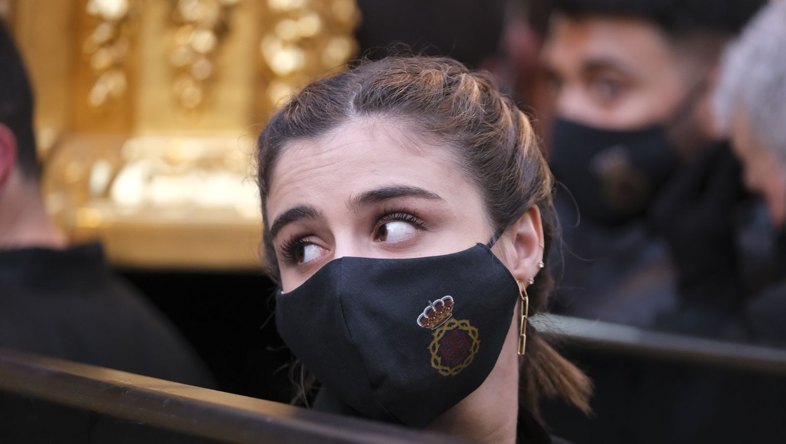 Procesión del Santo Entierro en Almería, en imágenes.