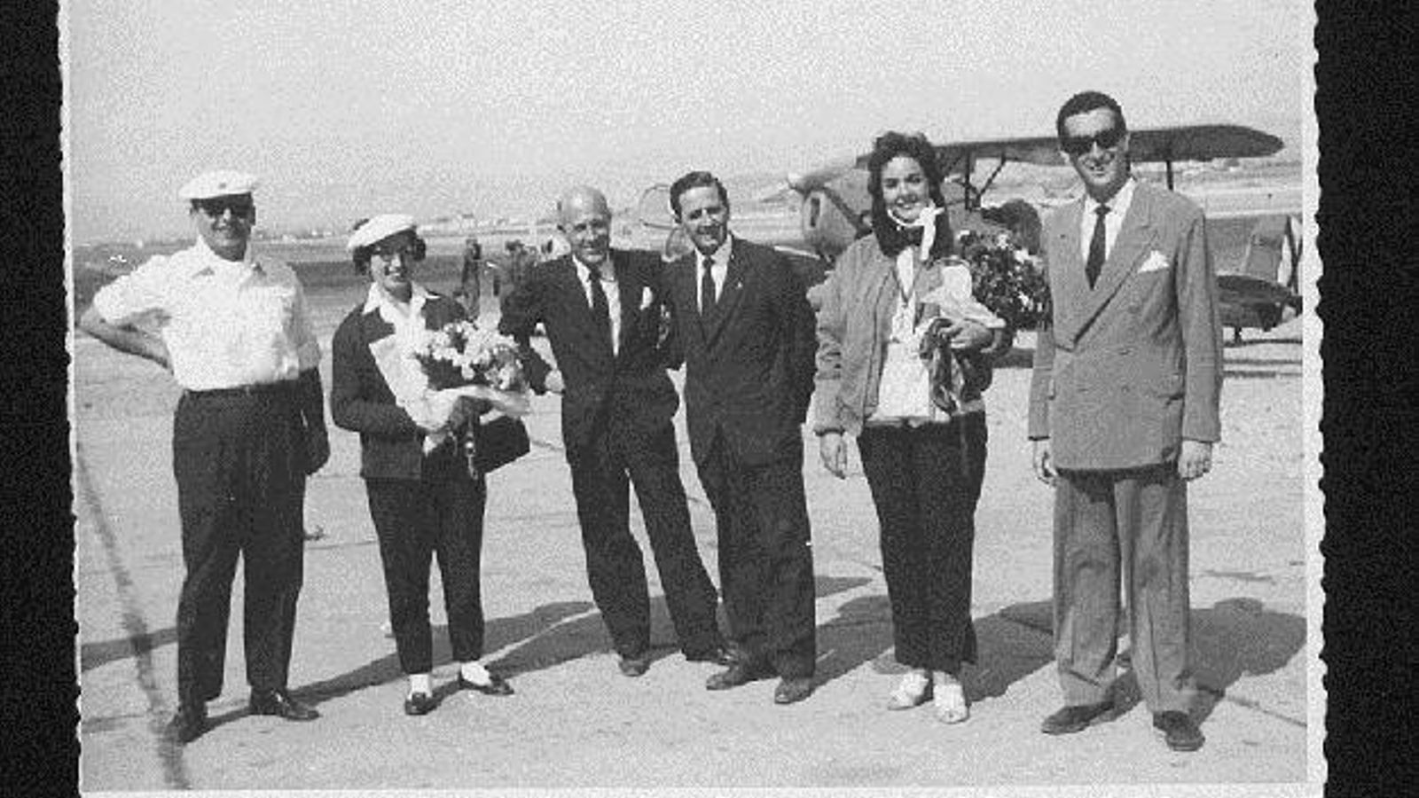 Algunos viajeros en el aeropuerto de Málaga.