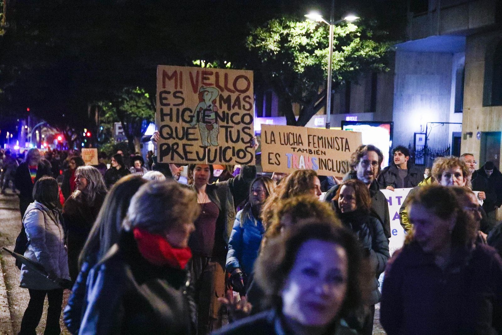 Las imágenes de la manifestación realizada por Asamblea Feminista 8M en Almería