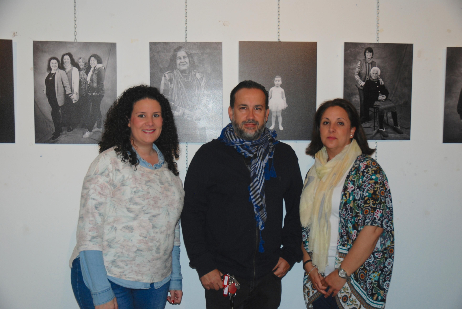 Miguel García Campoy el día de la apertura de la exposición.