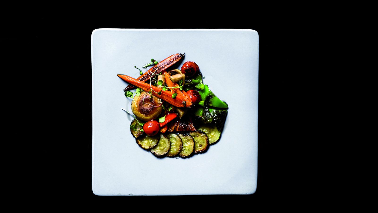 Verduras a la plancha.