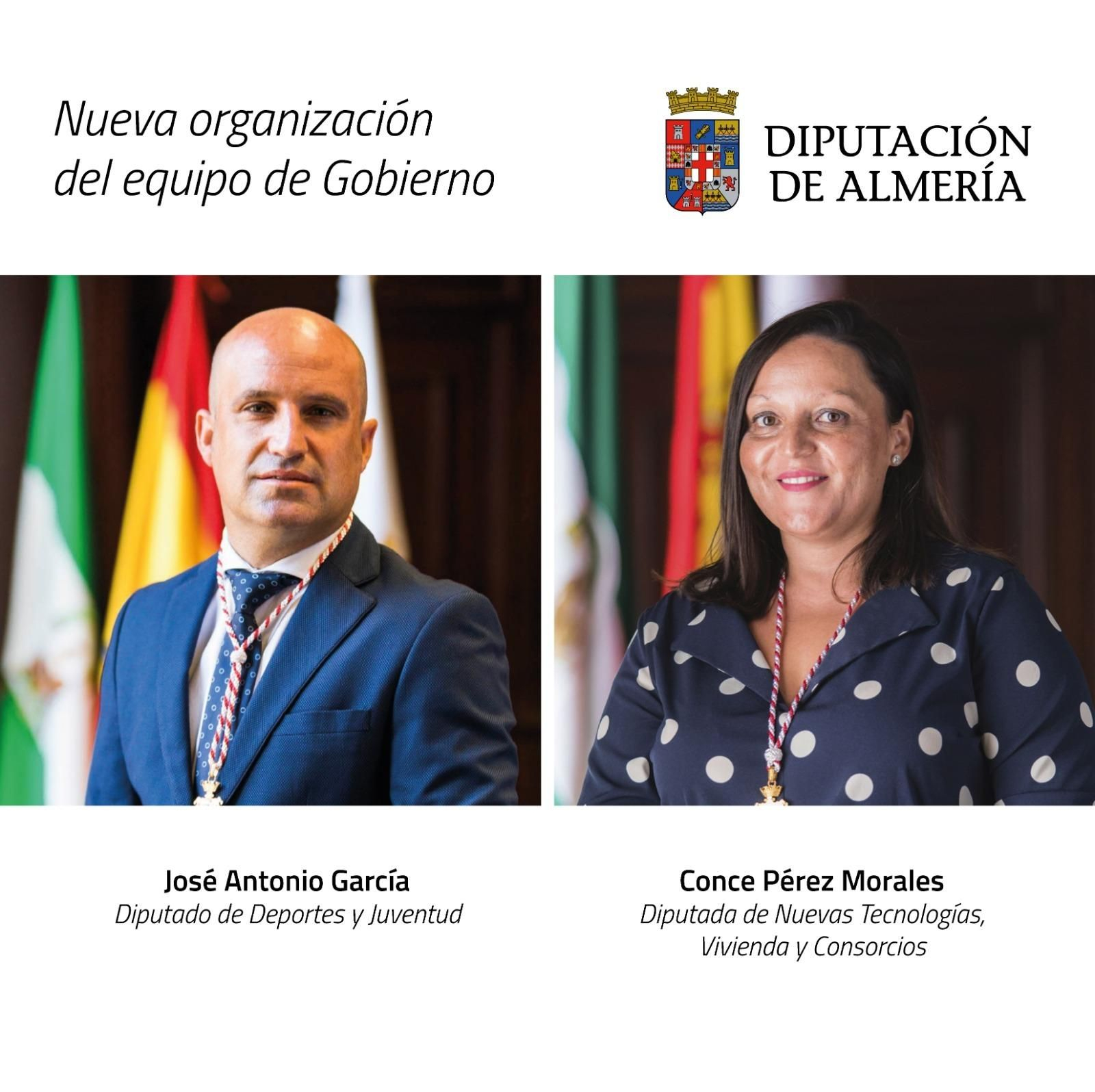 Reestructuración en Diputación: José Antonio García a Deportes y se crea una nueva área