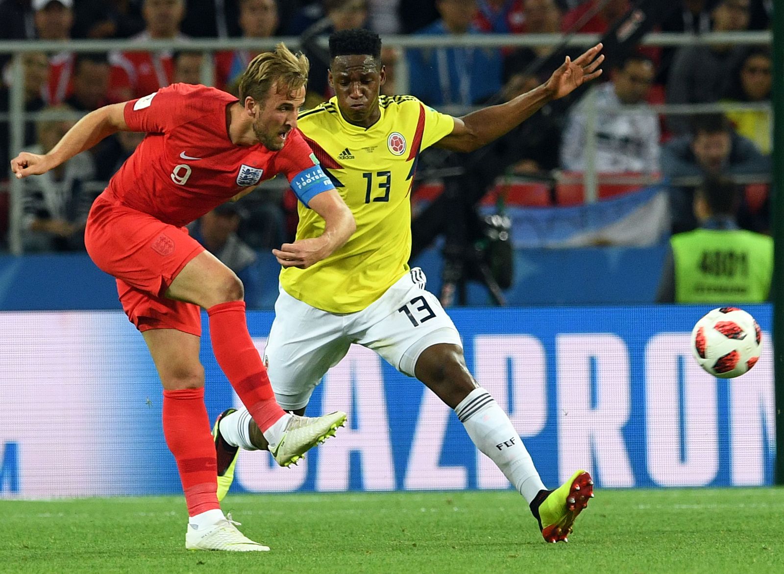 Las imágenes del Colombia-Inglaterra