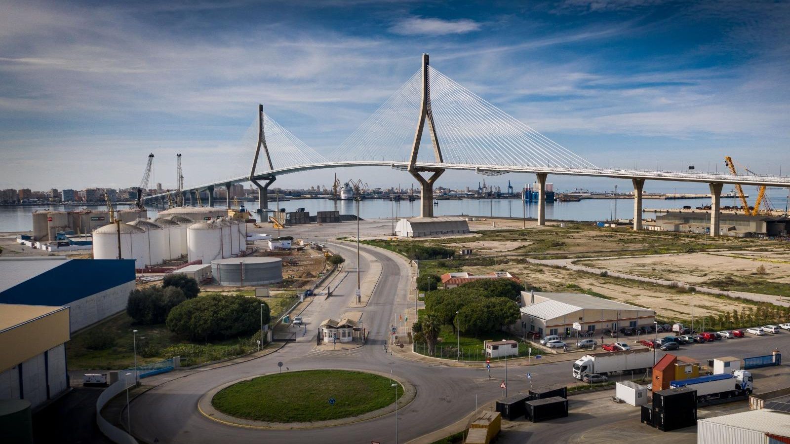 Imagen del segundo puente captada por un dron.