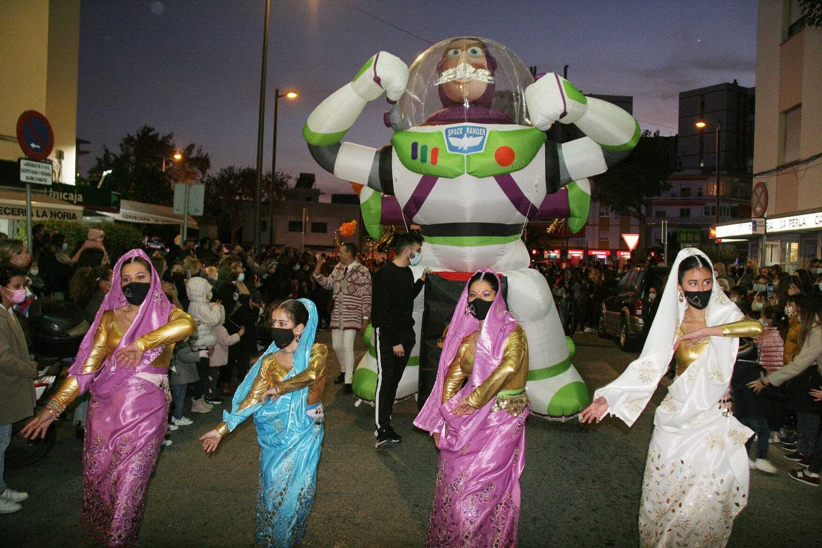 La Cabalgata de la Reina de Occidente, en imágenes