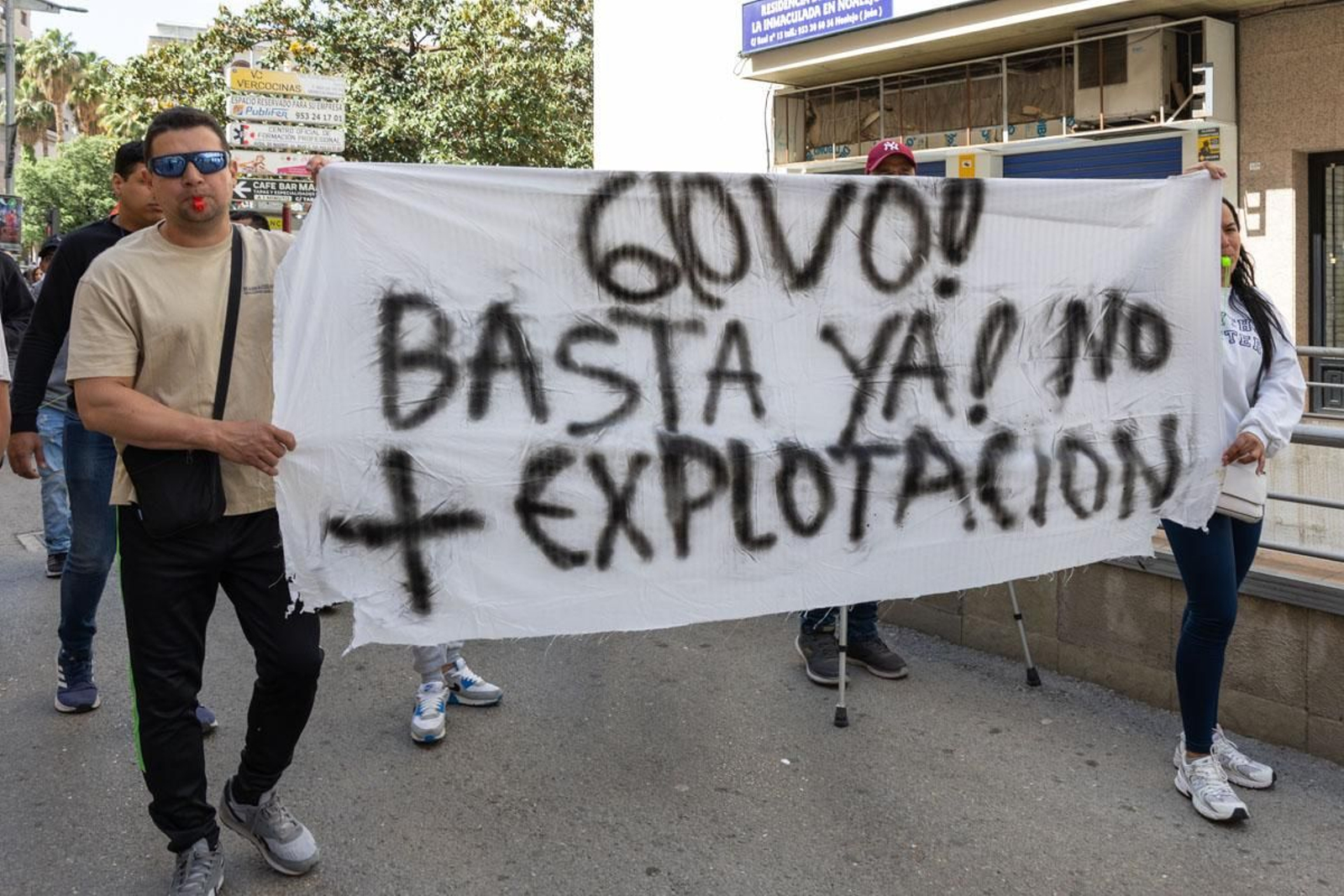 Manifestación convocada por el 1º de Mayo