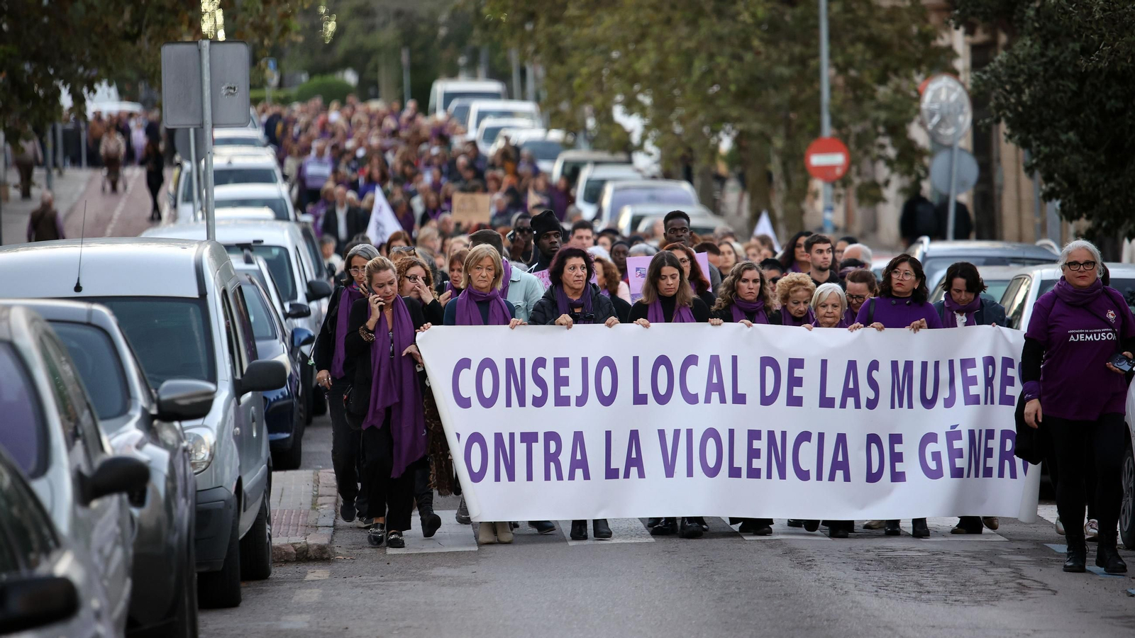 Imágenes de la manifestación del 25N 2024 en Jerez