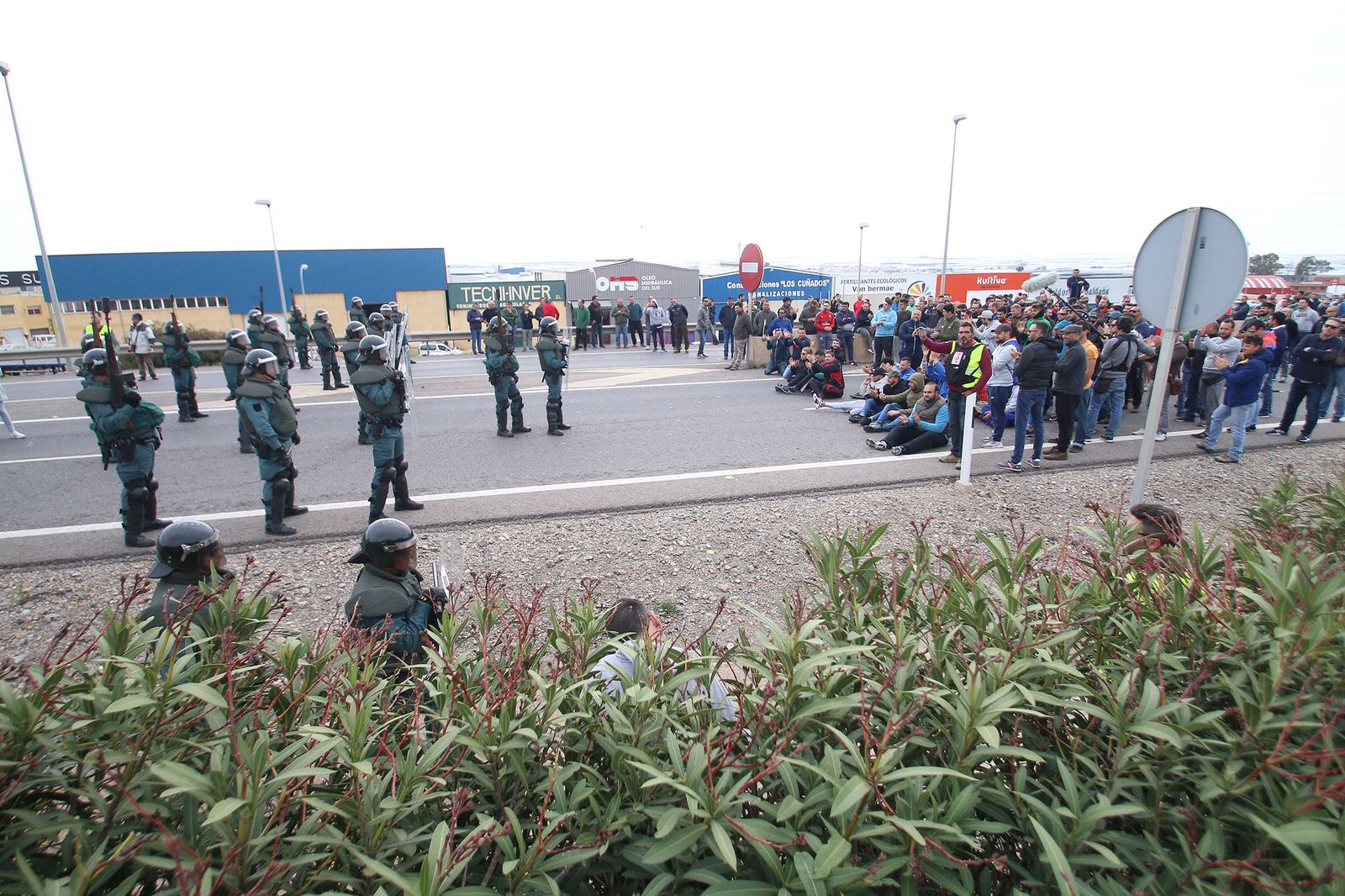 Las imágenes de la manifestación de agricultores
