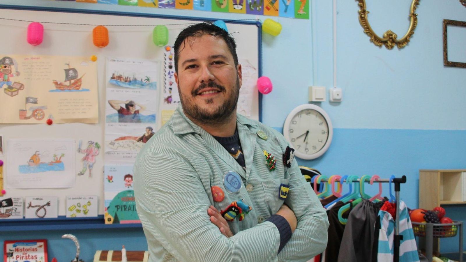 Alberto López, docente en el colegio Diego Velázquez.