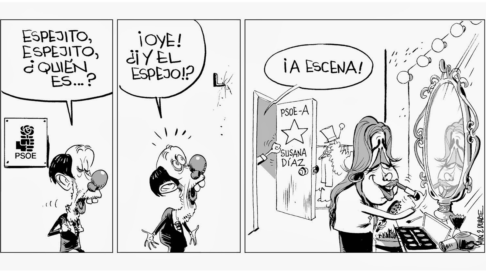 Susana Díaz, cronología viñeta a viñeta