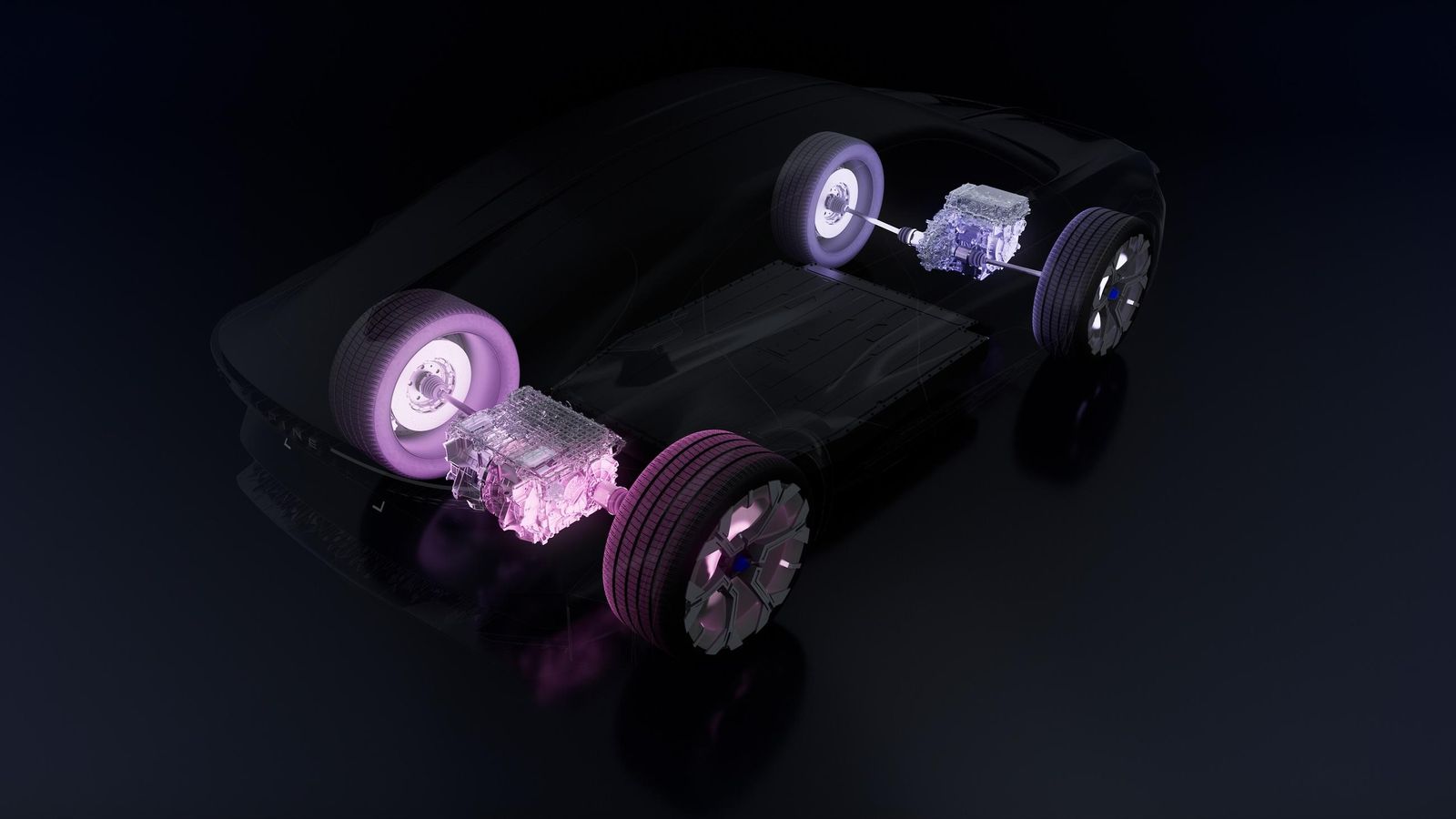 El empleo de dos motores eléctricos en el eje trasero permitirá potenciar el mejor reparto de par posible para adaptarlo a las diferentes situaciones dinámicas.