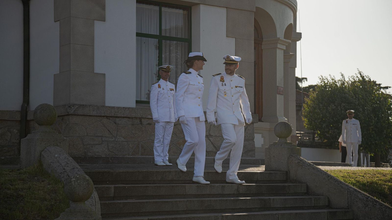 Las fotos del ingreso de la Princesa de Asturias en la Escuela Naval de Marín