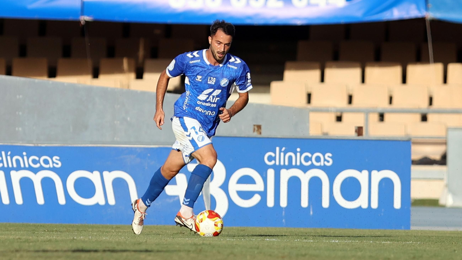 David Morante, durante el partido contra el Águilas.