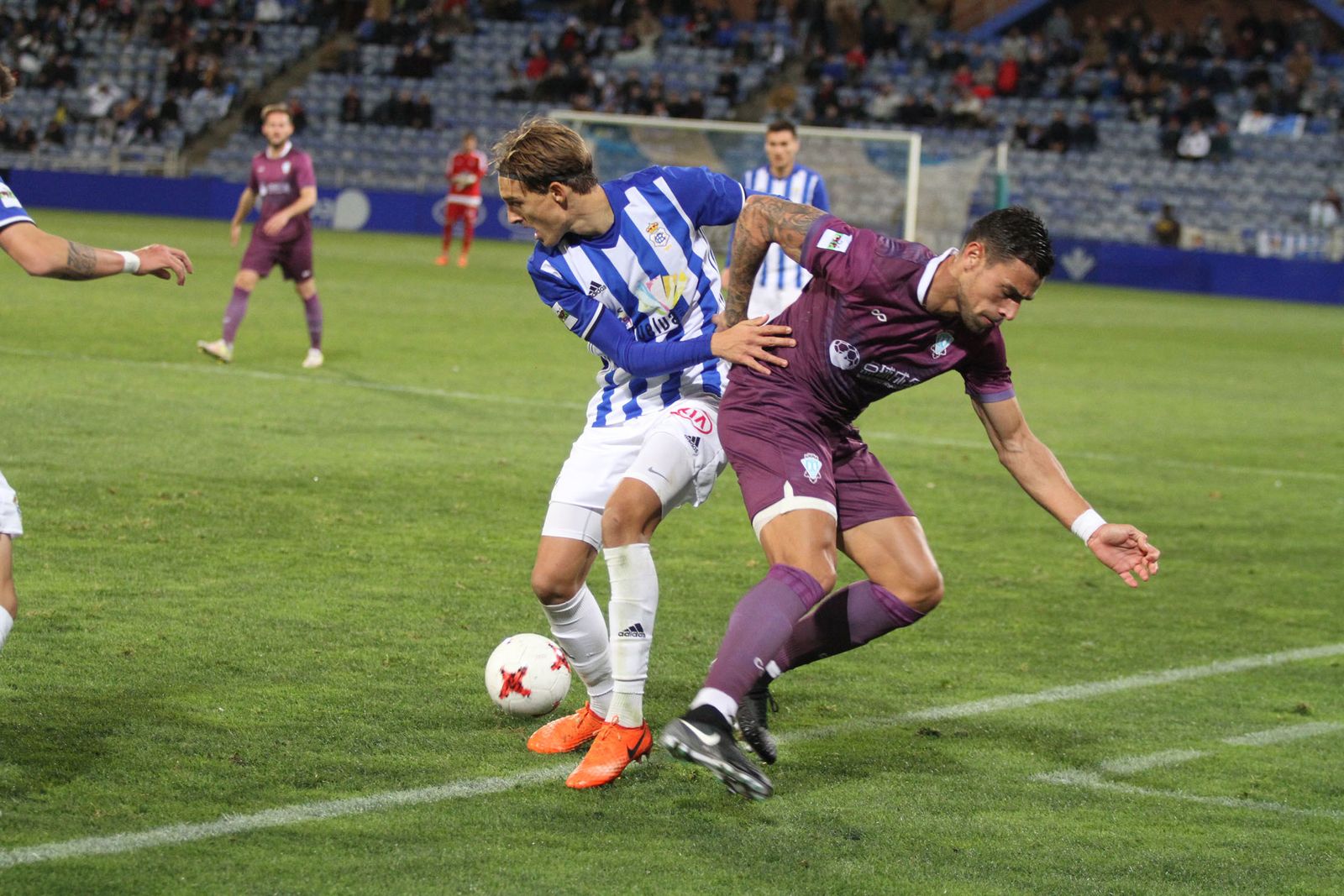 Imágenes del partido entre el Recreativo de Huelva y Jumilla