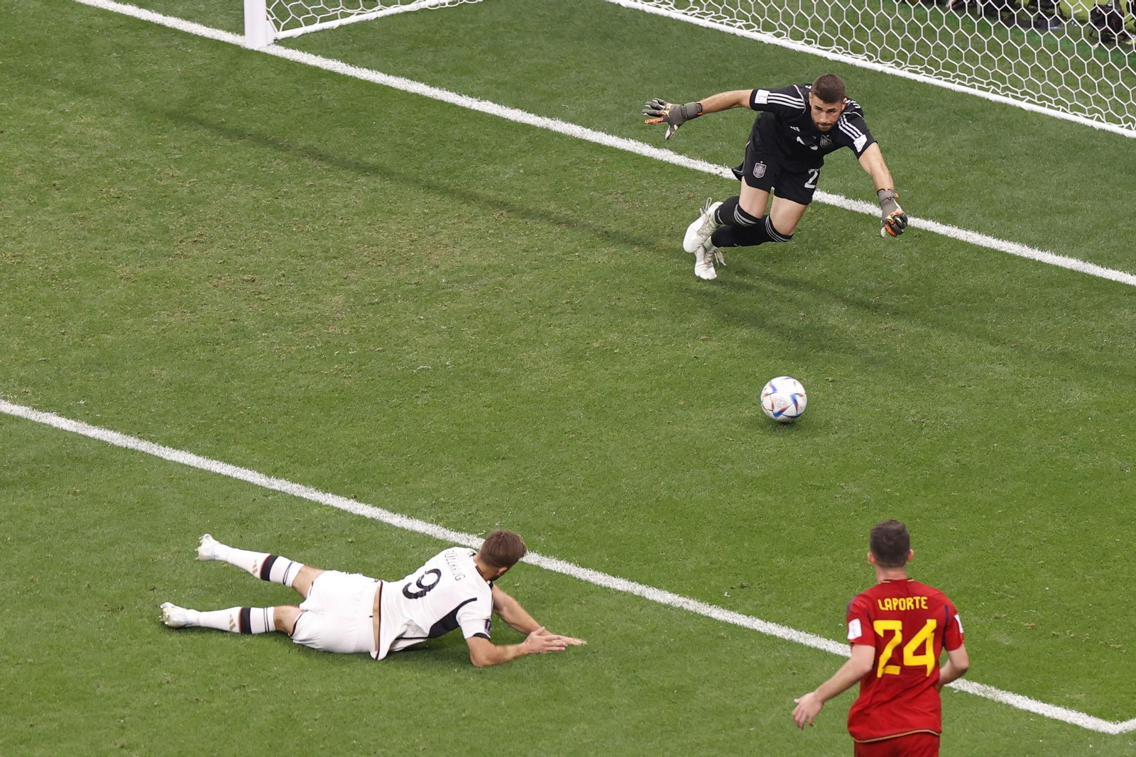 Las fotos del España-Alemania del Mundial de Qatar