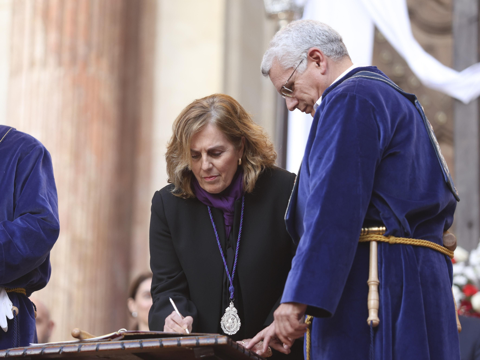 El Rico, en su procesión del Miércoles Santo en Málaga El Rico, en su procesión del Miércoles Santo en Málaga