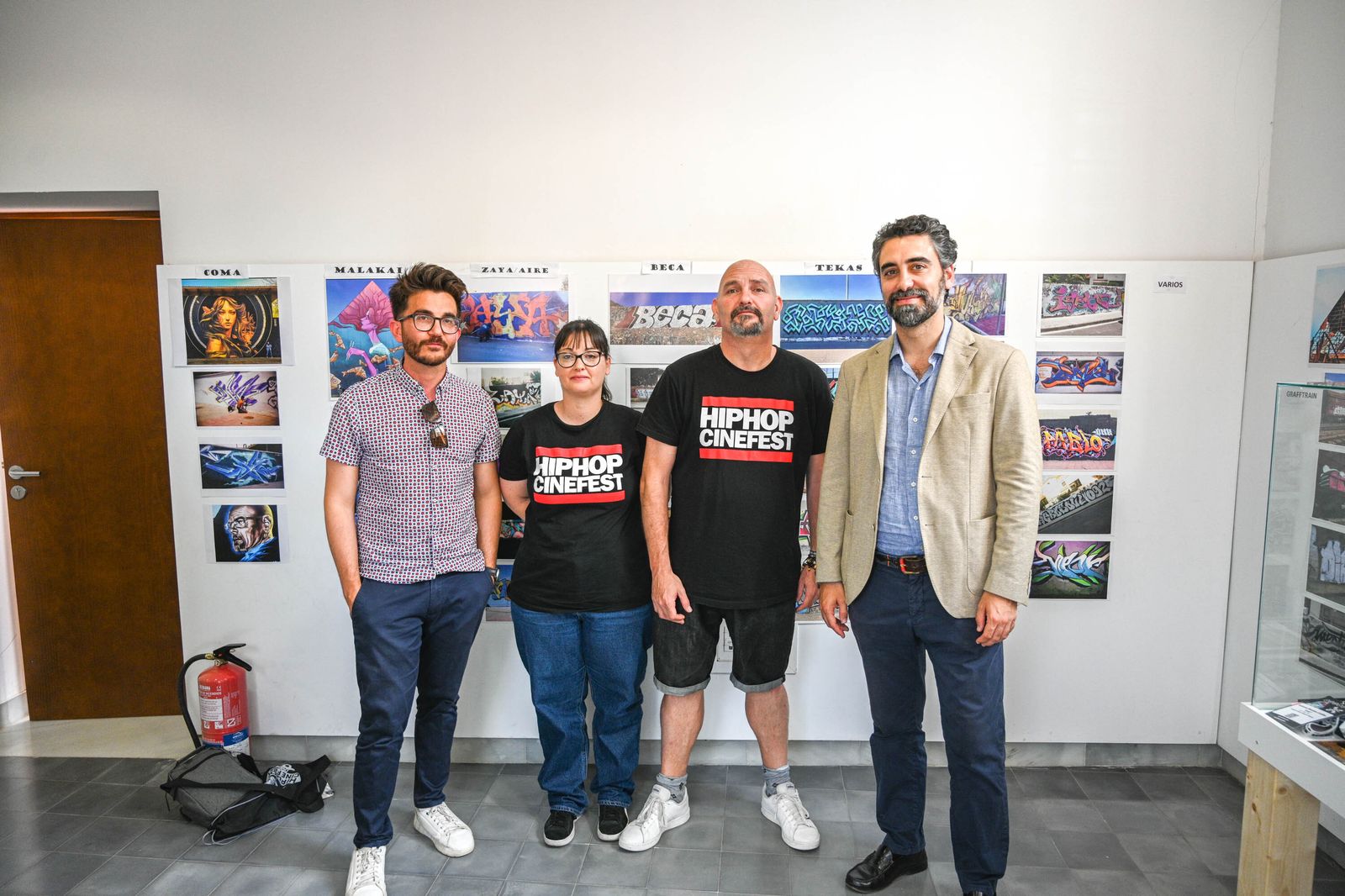 Joaquín Pérez de la Blanca y Carlos Vives en la apertura de esta actividad.