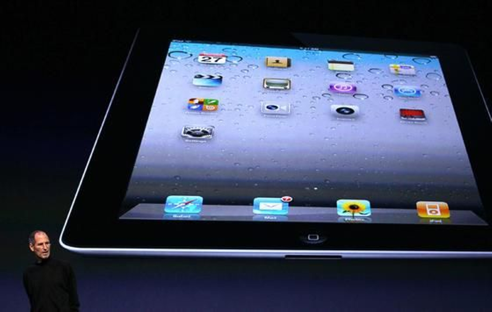 Steve Jobs presenta el iPad 2, la nueva versión del 'tablet' de Apple.

Foto: AFP Photo