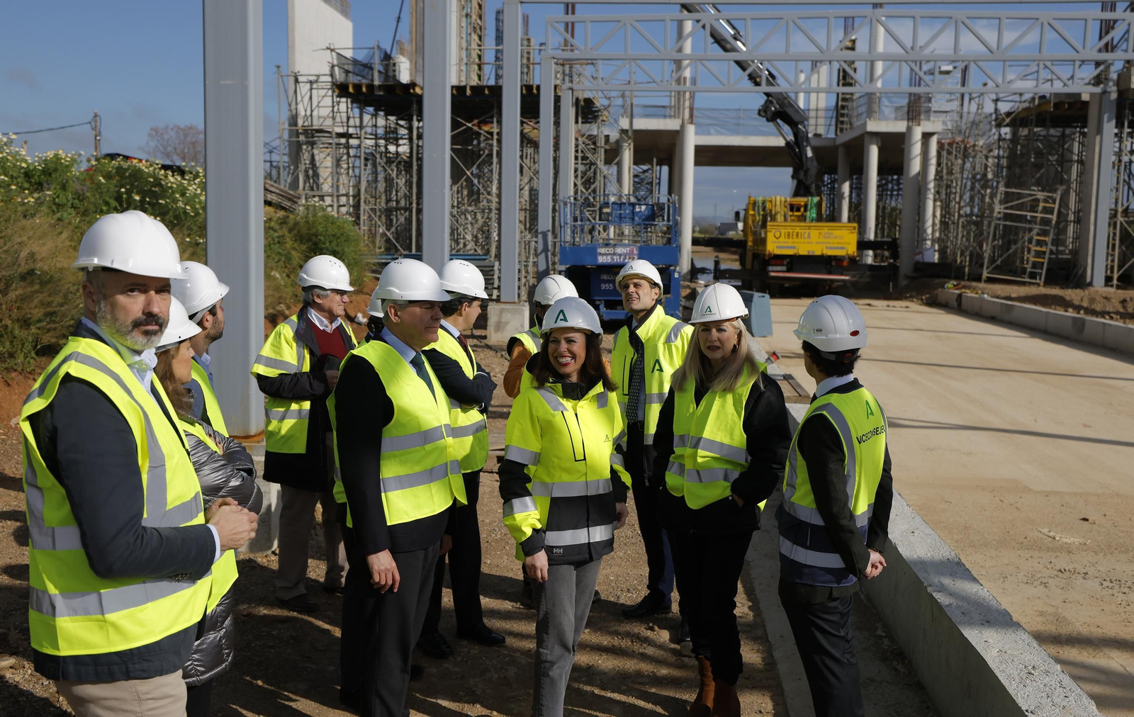 Los avances de la linea 3 del metro de Sevilla, en fotos