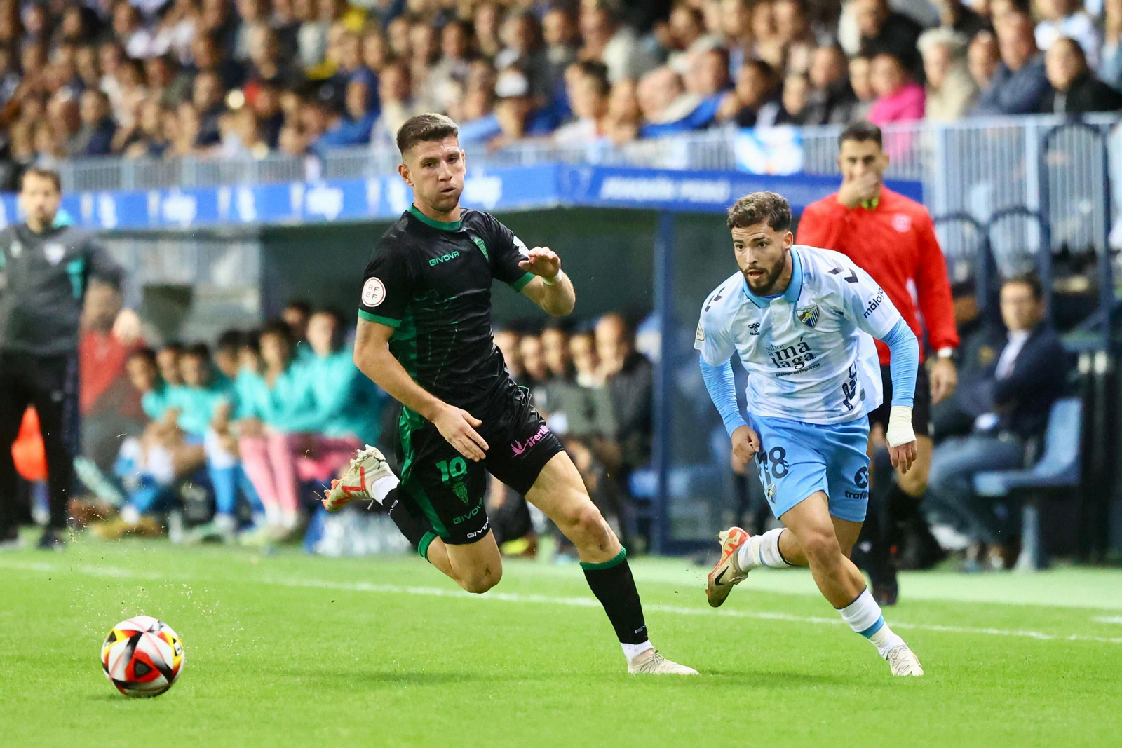 El Málaga CF-Córdoba, en fotos