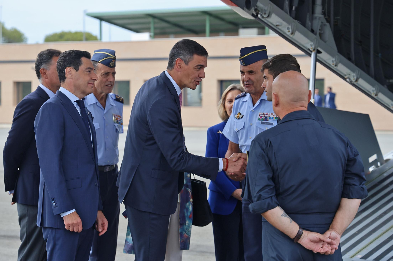 Imágenes de la inauguración del CEUS por Pedro Sánchez en Moguer