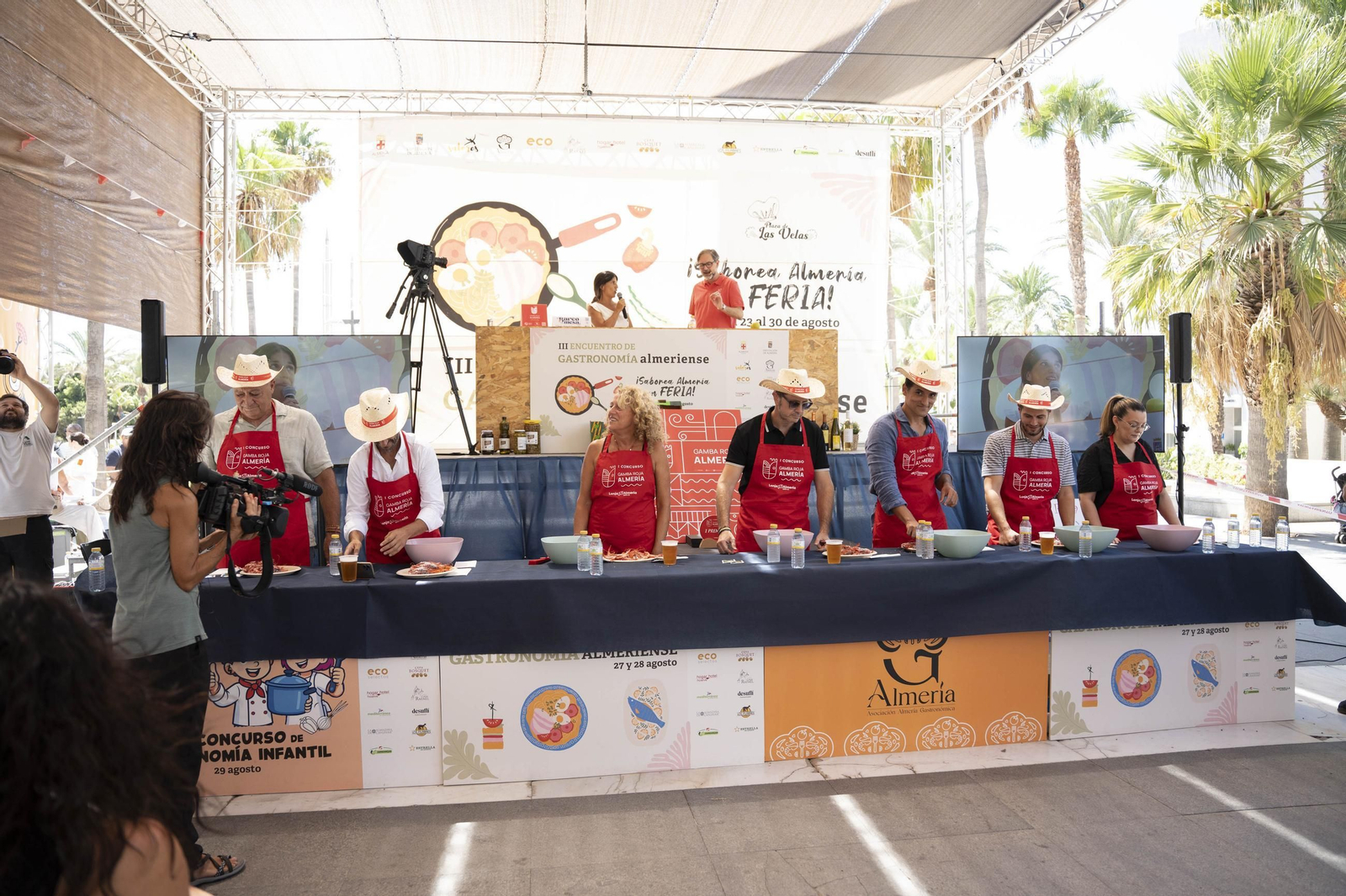 En imágenes: el I Concurso de Gamba Roja de la Feria de Almería