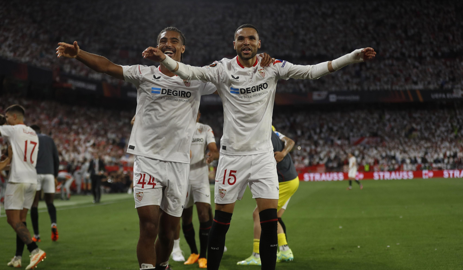 Las fotos del Sevilla-Manchester