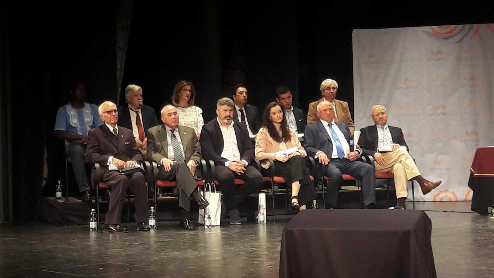 Un momento de la ceremonia celebrada en el Teatro Circo de Puente Genil