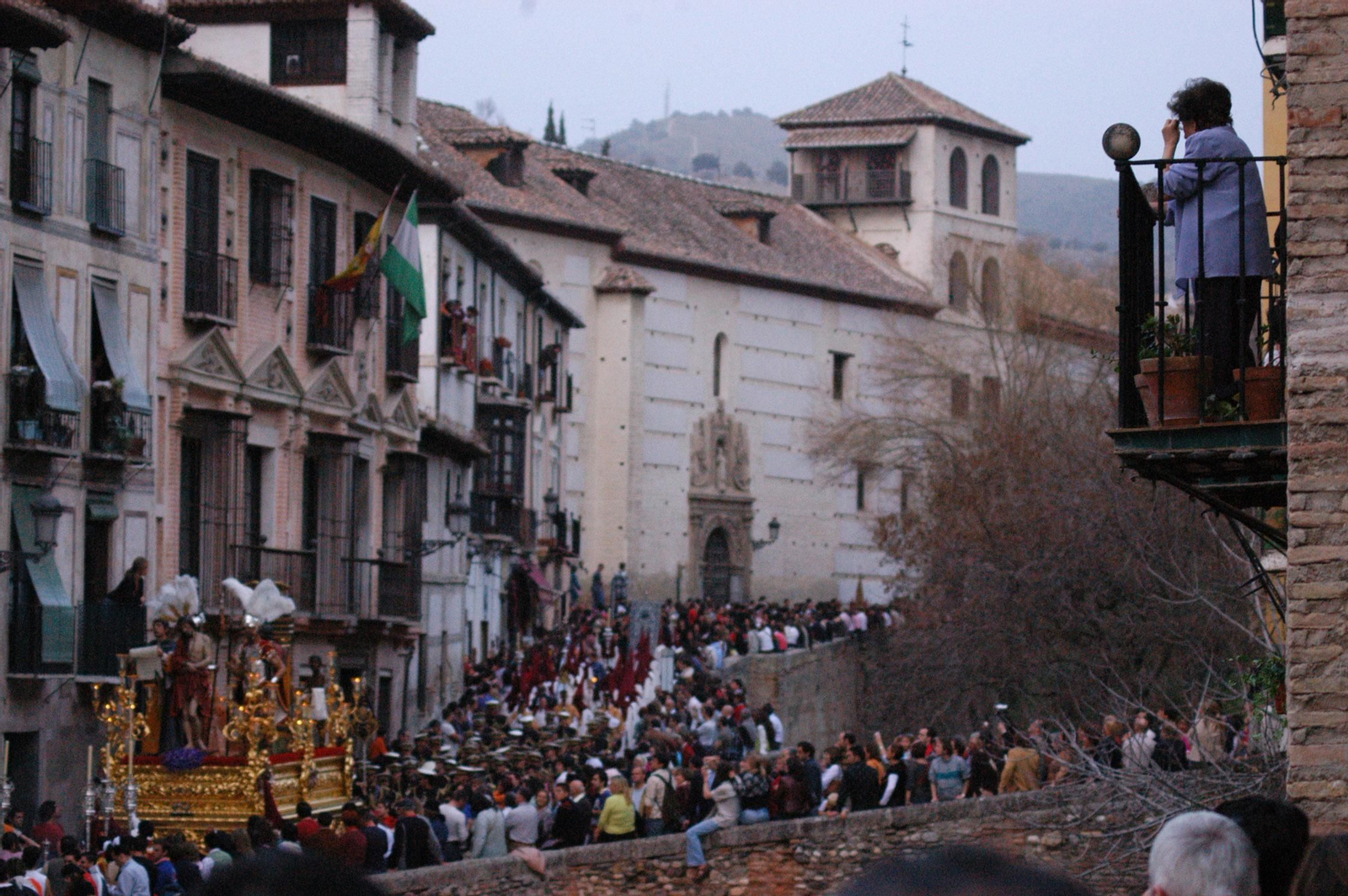 Carrera del Darro el Domingo de Ramos.