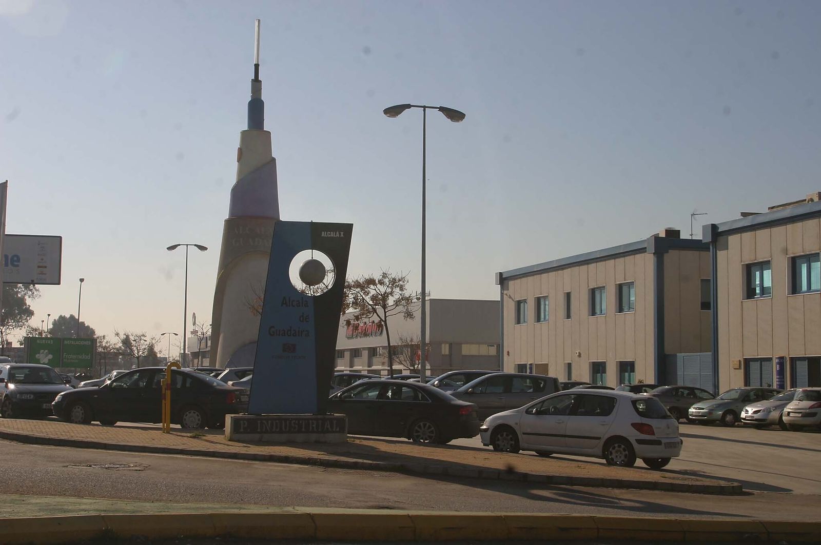 Un polígono industrial de Alcalá, en una imagen de archivo.