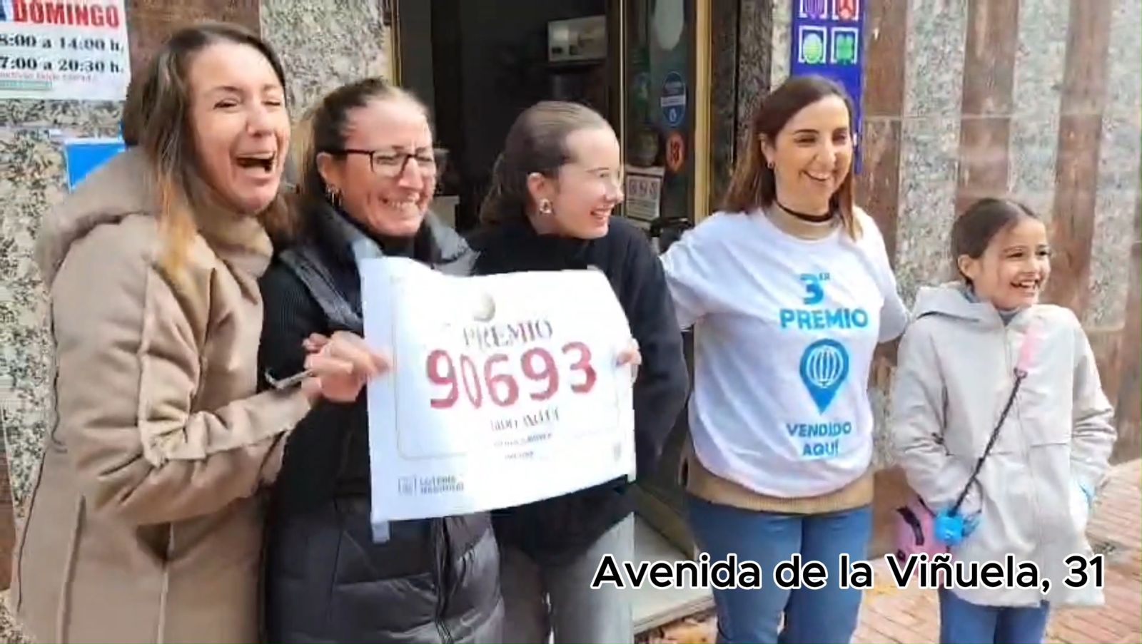 El tercer premio de la Lotería de Navidad deja en Córdoba 750.000 euros