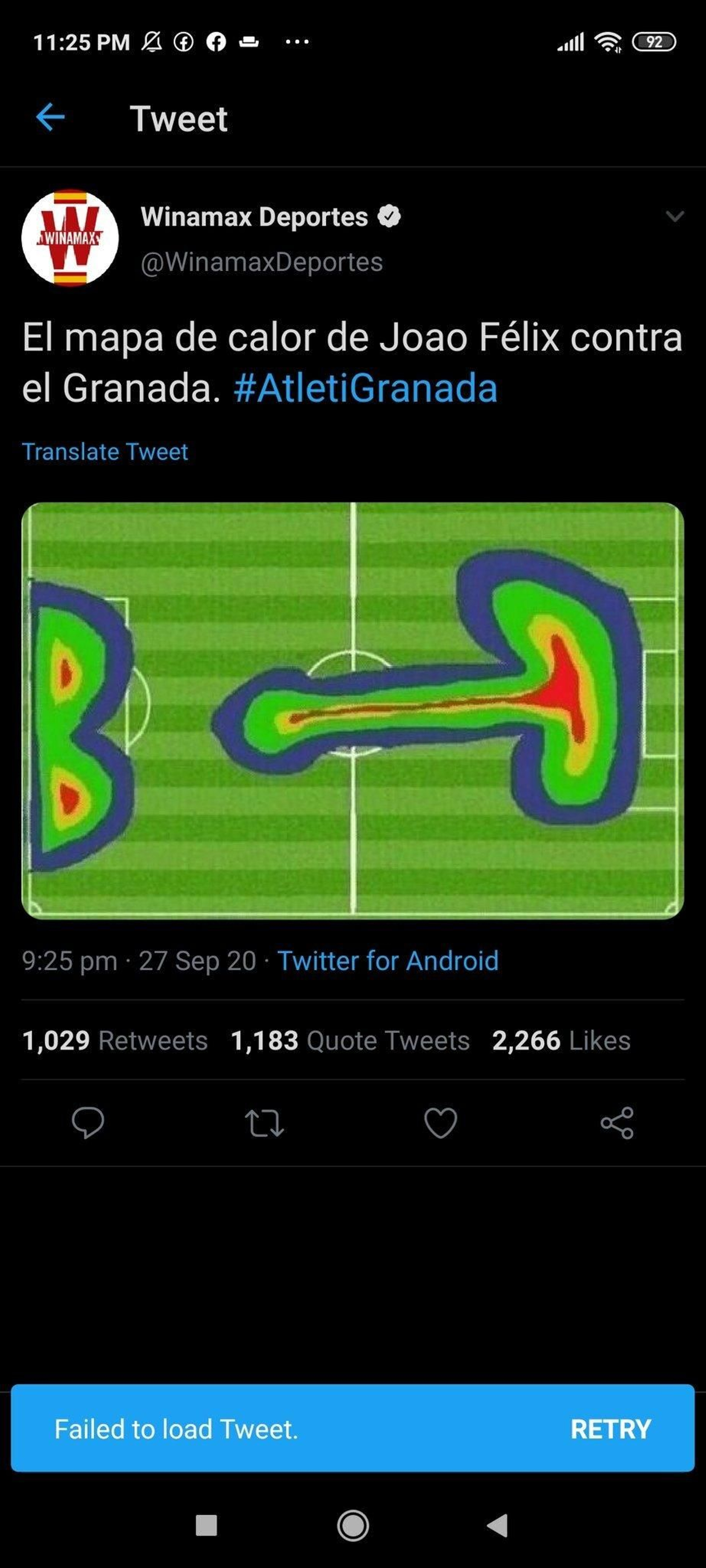 Imagen del tuit polémico.