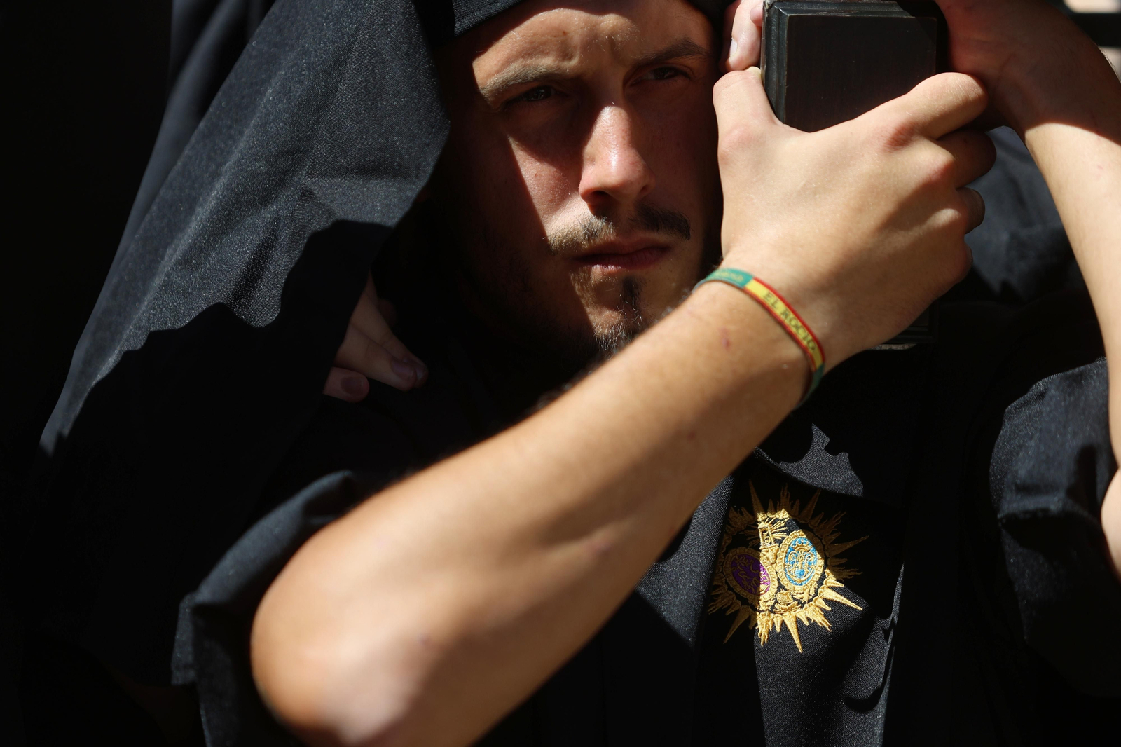 Mediadora en su procesión del Miércoles Santo de Málaga, en fotos