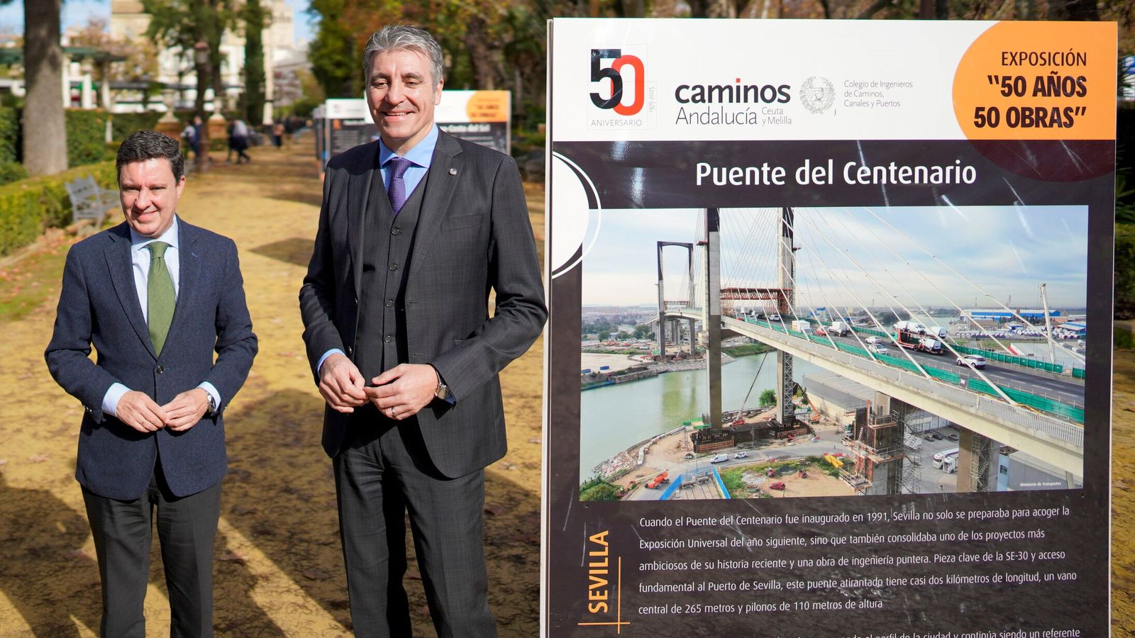 El puente del Centenario es uno de los hitos de Sevilla