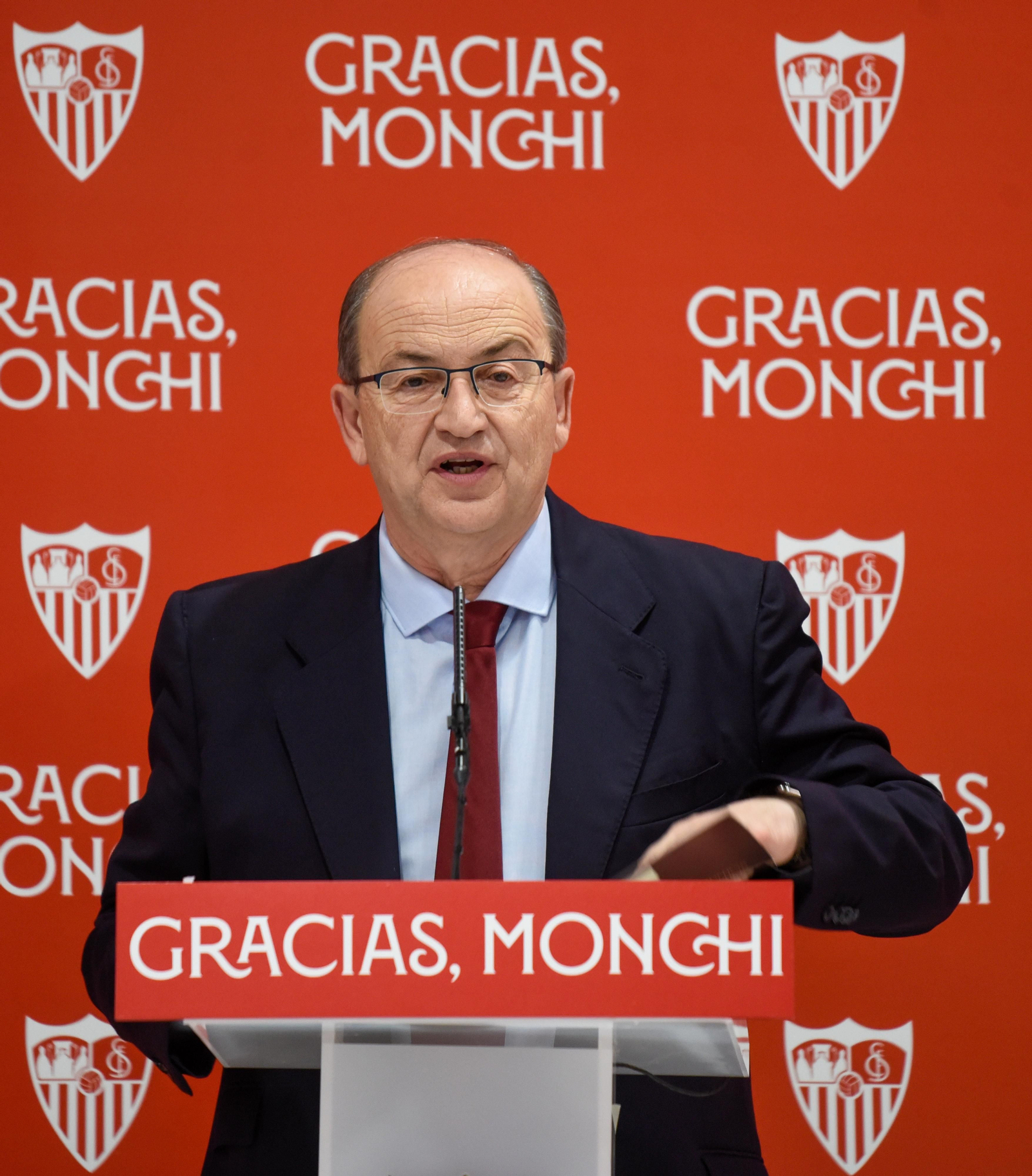 La despedida de Monchi, en imágenes