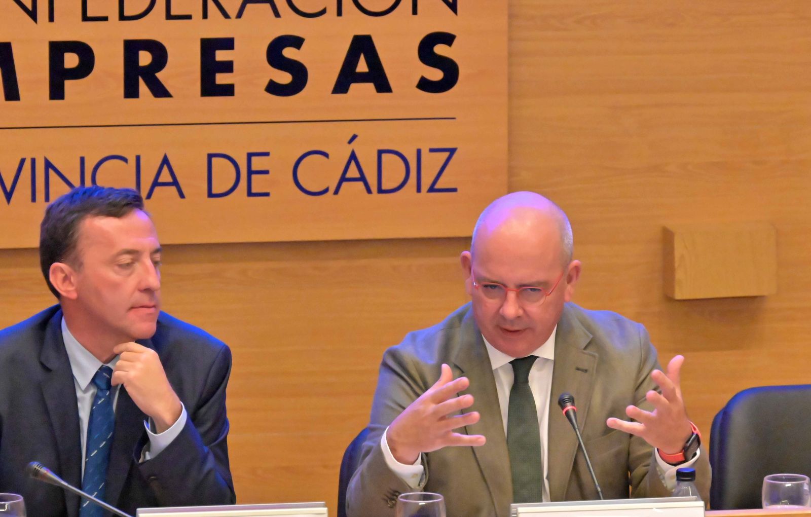 Sánchez Rojas, en un momento del acto de este lunes.