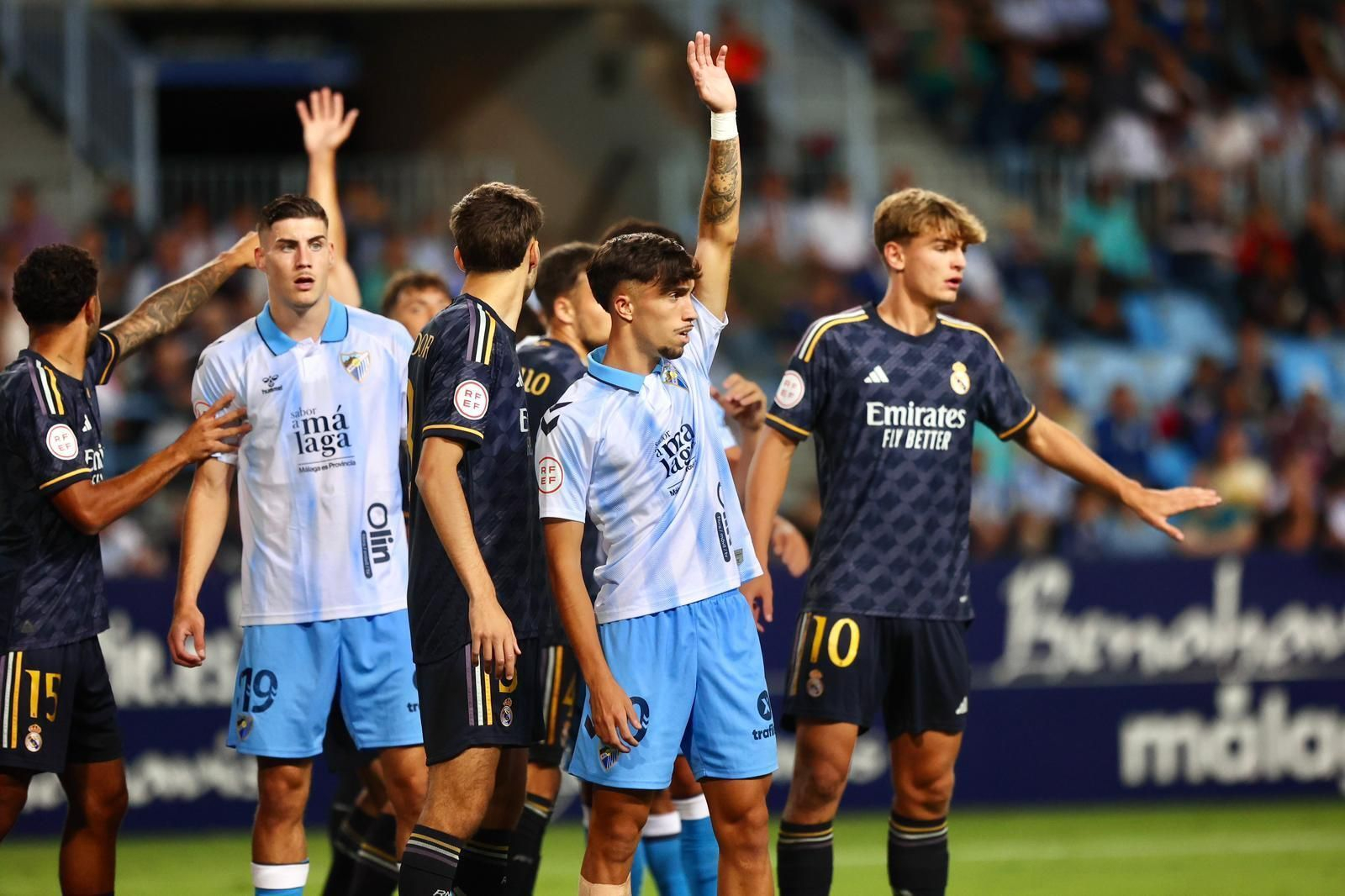 El Málaga CF - Real Madrid Castilla, en fotos
