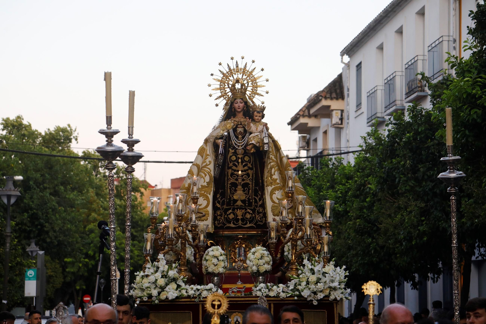 La procesión de la Virgen del Carmen de Puerta Nueva de Córdoba, en imágenes