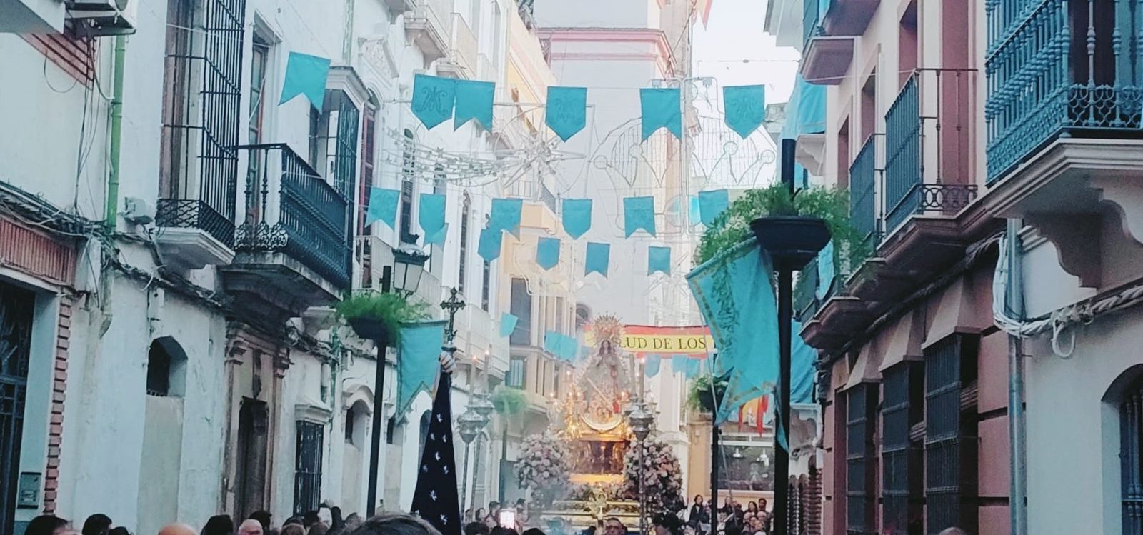 Un momento de la procesión.