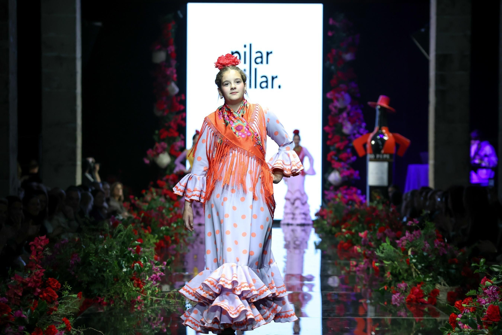 Desfile de Pilar Villar en la Pasarela Flamenca Tío Pepe Jerez 2024