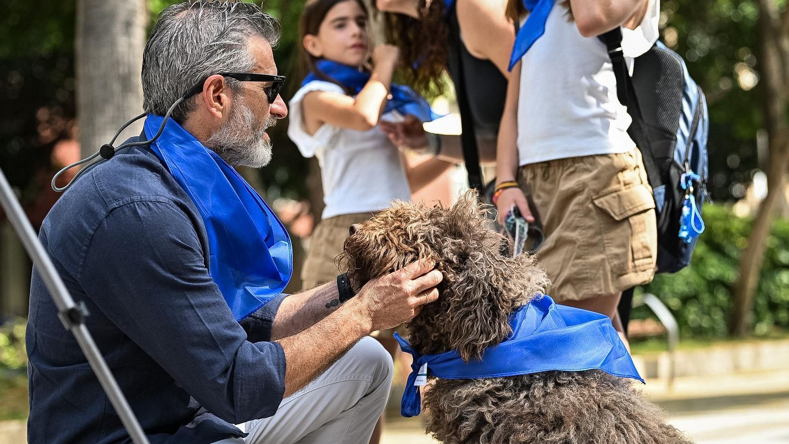 Las mascotas no faltaron en la convocatoria de los veterinarios Las mascotas no faltaron en la convocatoria de los veterinarios