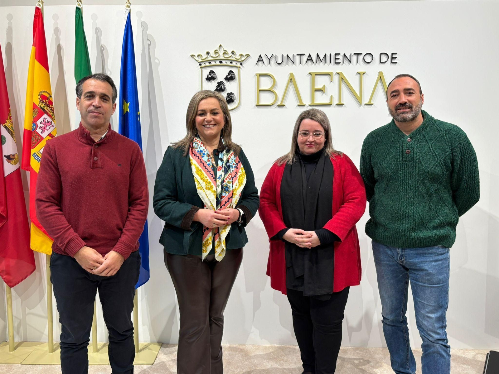 José Andrés García, María Jesús Serrano, Almudena Sevillano y David Bazuelo.