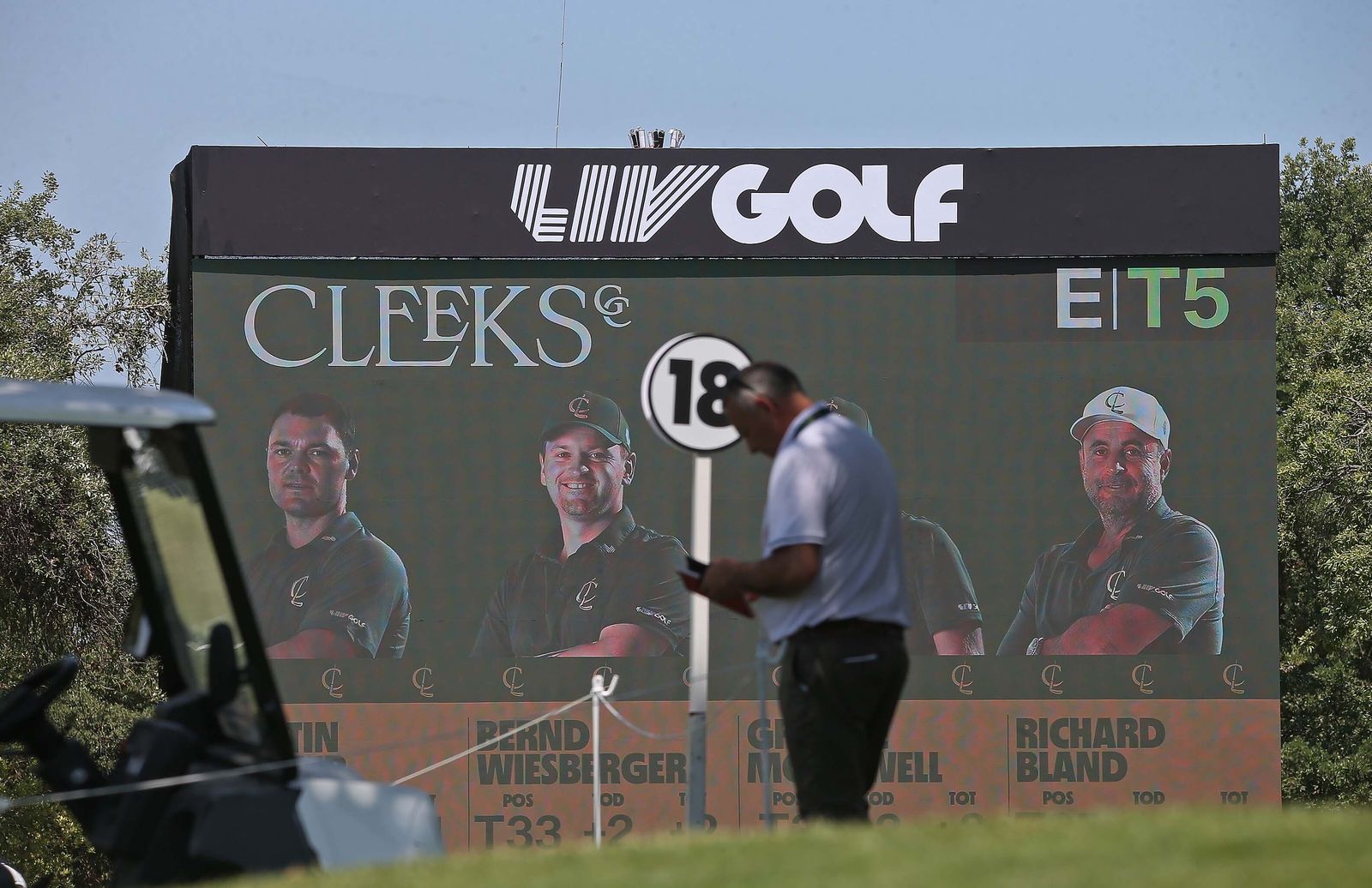 Ambiente durante la primera jornada del LIV Golf Andalucía 2023 en Valderrama
