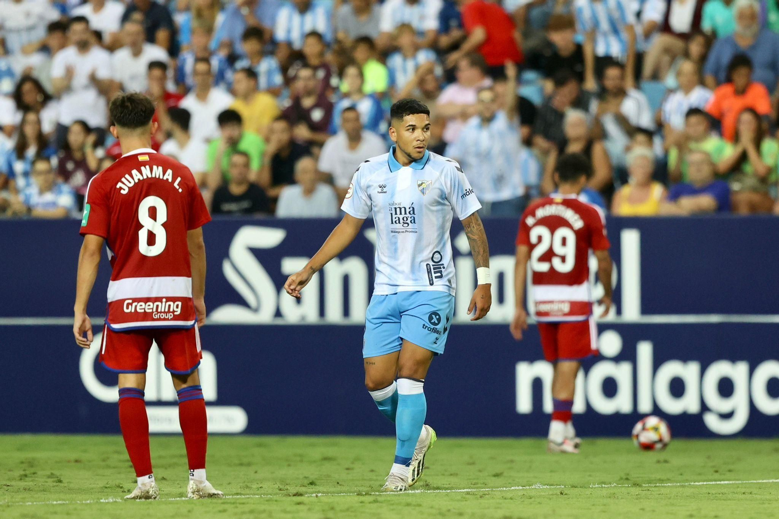 El Málaga CF - Recreativo Granada, en imágenes